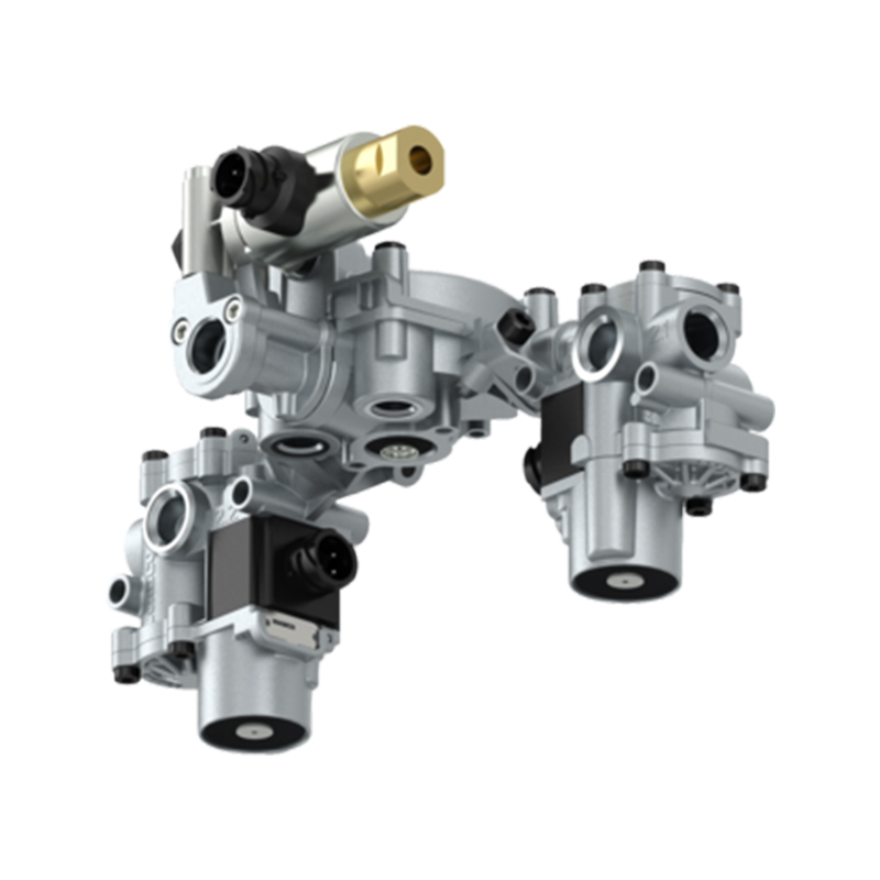 Forbedret ABS-systemakselmodul med magnetintegrasjon