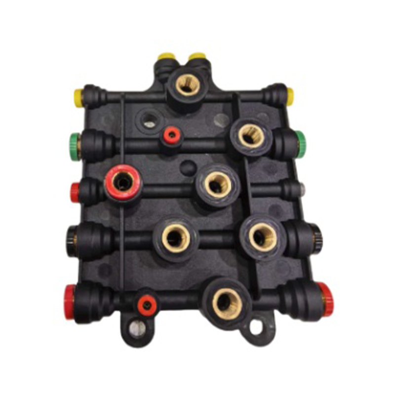 Integrert presisjonsfordelingsmanifold for kommersielle pneumatiske systemer